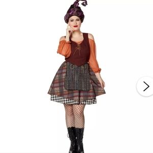 Hocus Pocus Mary Sanderson Costume XL with Wig